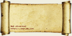 Jefimija Miljaković vizit kartica